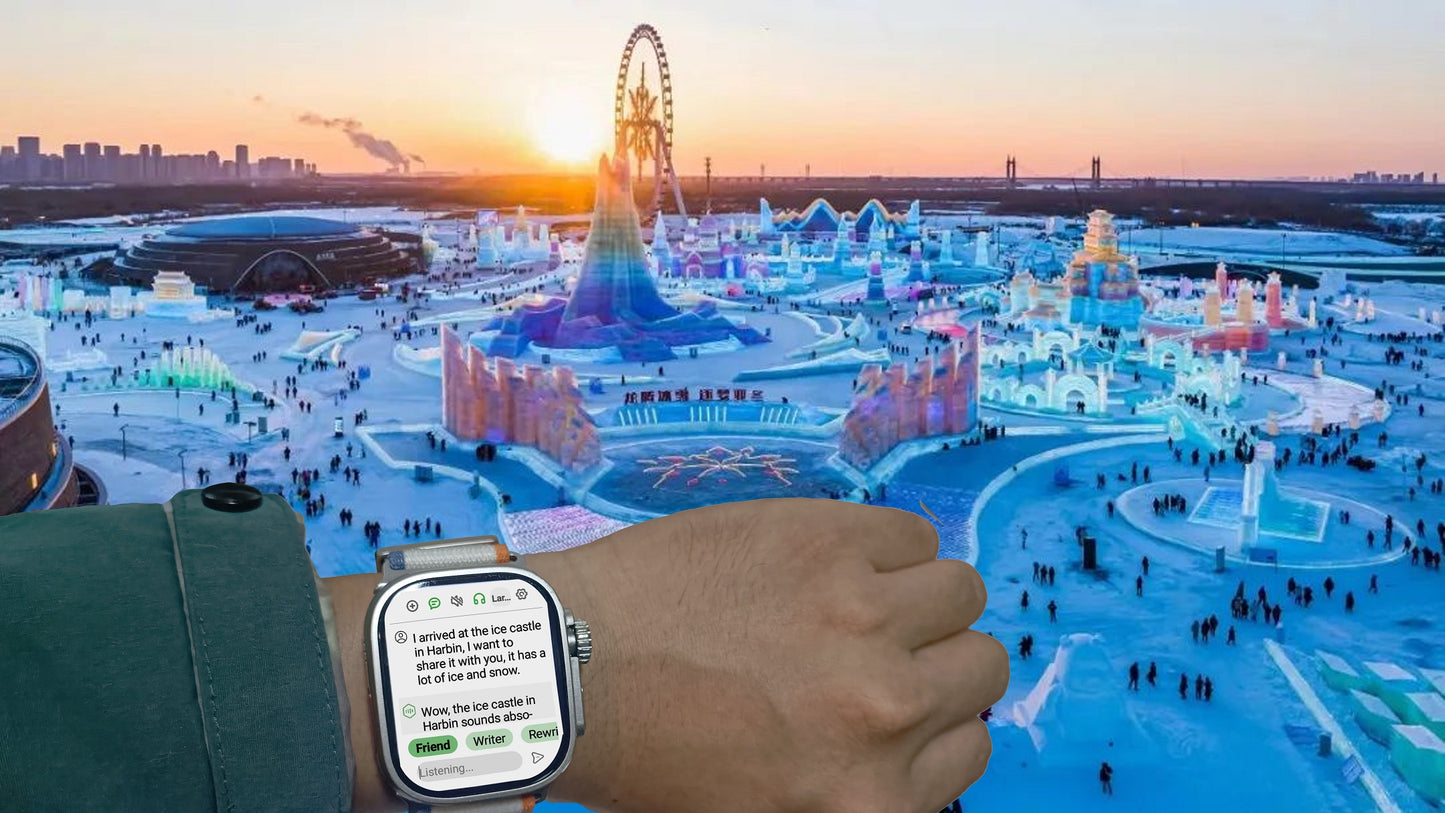 Mind Time AI Watch, Your AI Travel Companion. (GPS, Phone, Local AI memory, AI Search etc.)