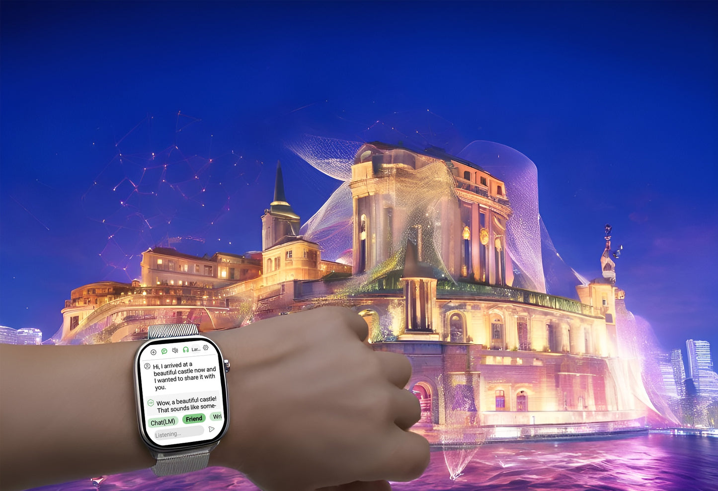 Mind Time AI Watch, Your AI Travel Companion. (GPS, Phone, Local AI memory, AI Search etc.)